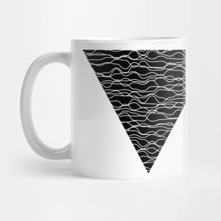 geometric triangle waves design Mug